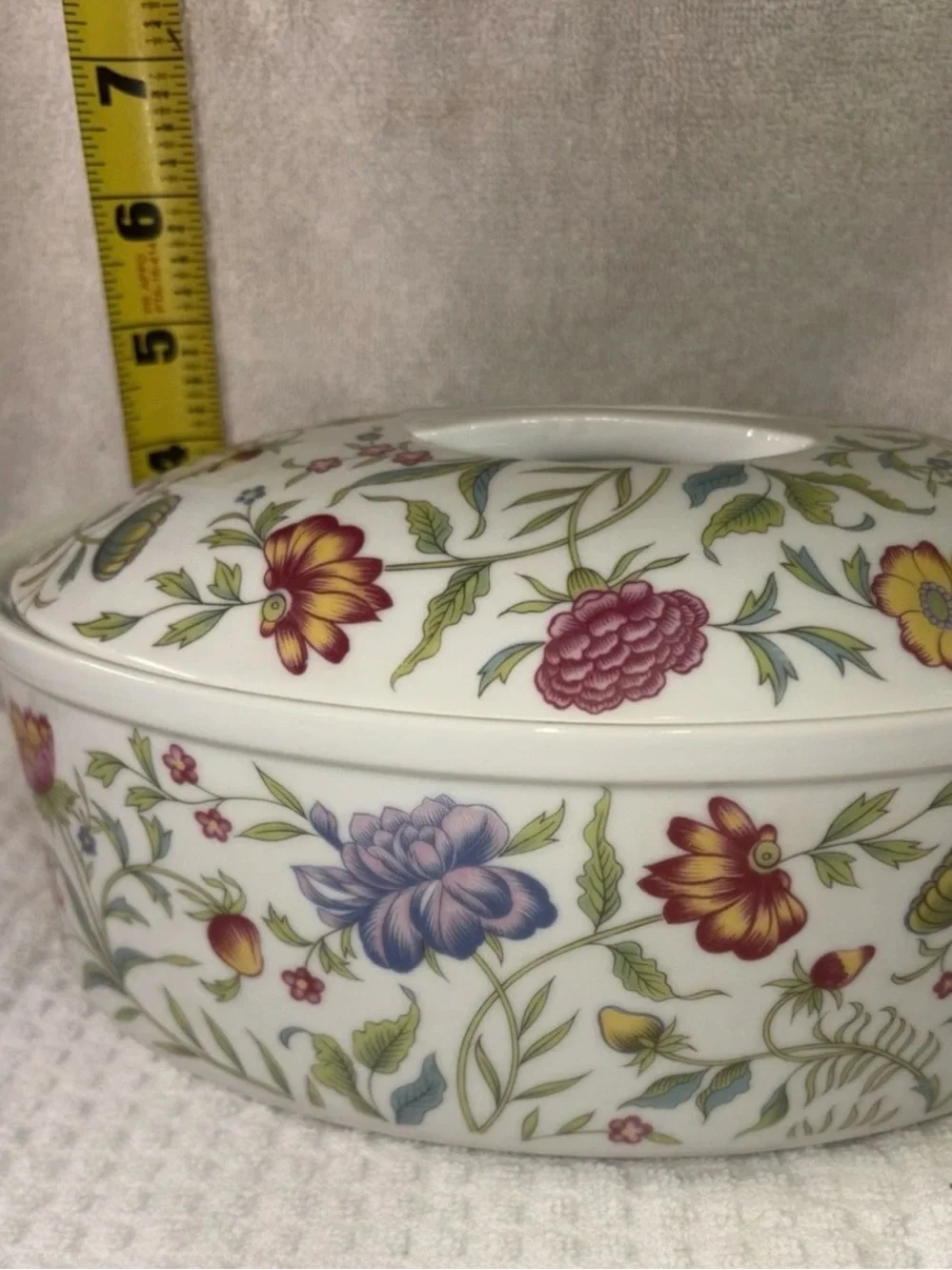 vintage Toscany Avignon 2 Quart Oval Covered Casserole